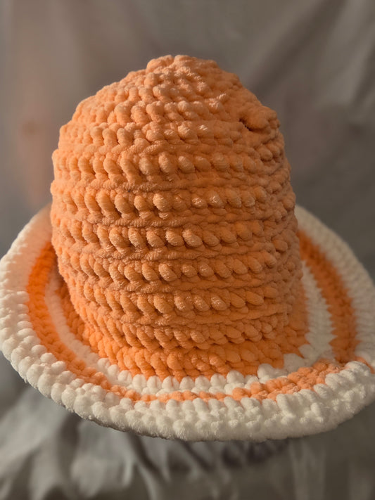 Crochet Bucket Hat - Jumbo Yarn